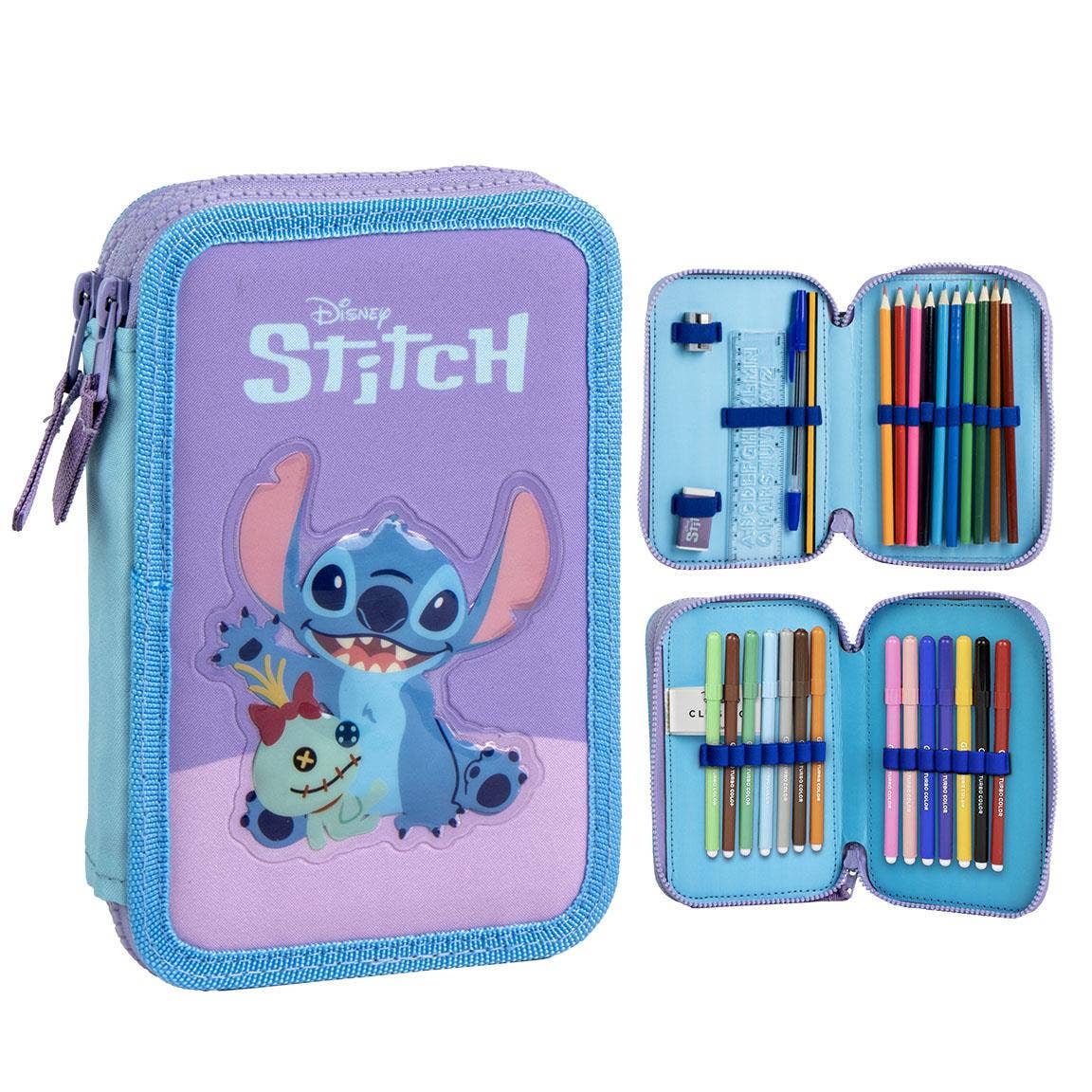 Mastoys, S.L. - Astuccio Stitch con accessori per matite - 2700001707