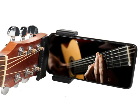 Supporto a clip per telefono e chitarra