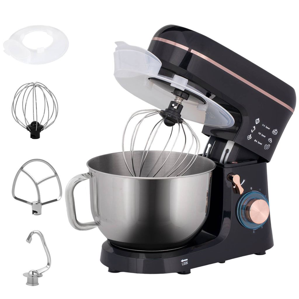 MH Handel GmbH - Blender, food processor, electric whisk, 6 speeds, black: Black / 41 cm x 26 cm x 32 cm
