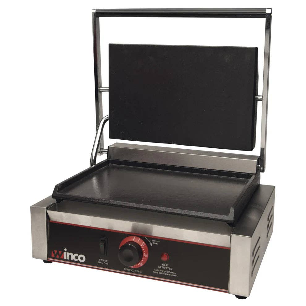 EcoQuality - ESG-1/2, 120V 14" e 9" Piastra Liscia Singola/Doppia per Panini: Singolo