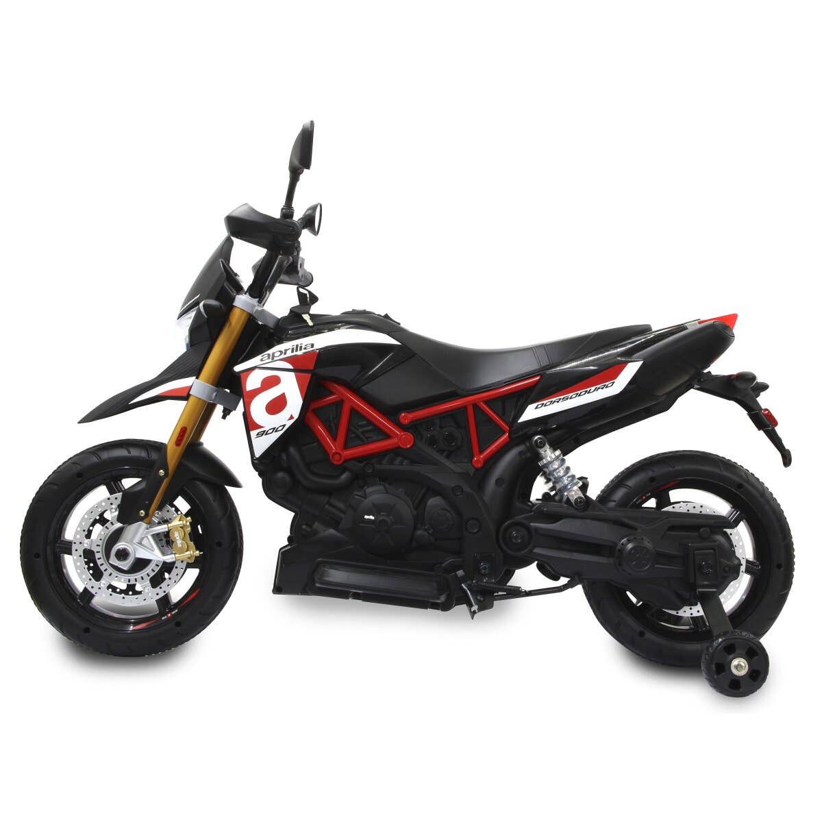 mhw24 - Moto elettrica per bambini Aprilia Dorsoduro 900 12V