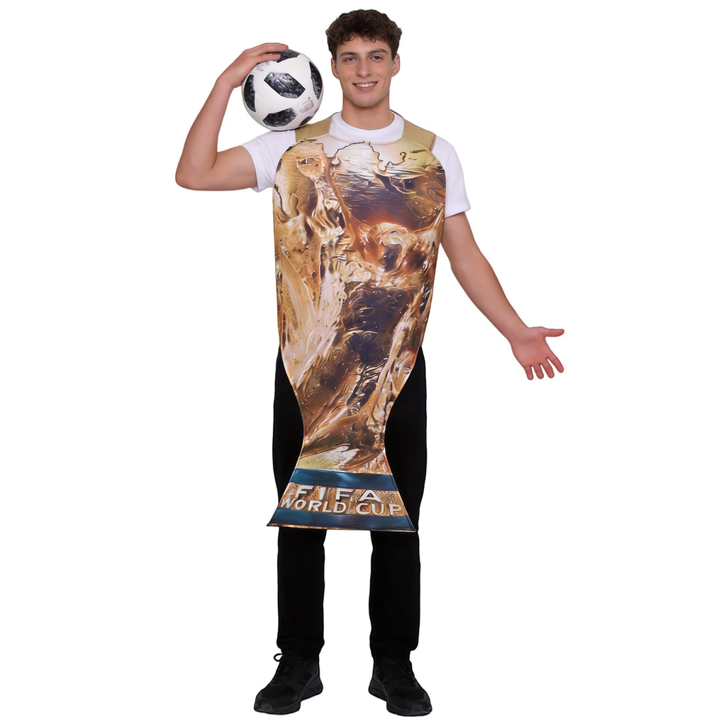 World Cup Trophy Costume for Fun Football Fan Party Cosplay Outfit